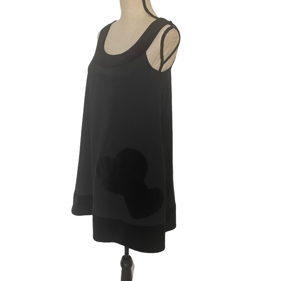 ERIN FETHERSTON FOR TARGET LIMITED EDITION SLEEVELESS BLACK VELVET HEART DRESS - Picture 5 of 11